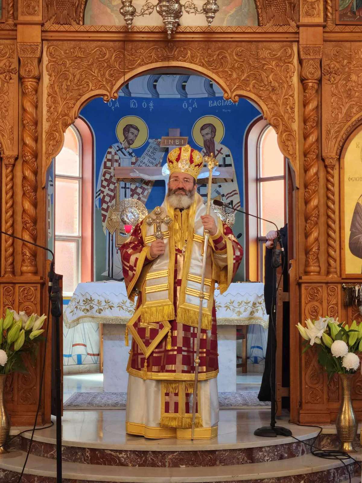 Σύδνεϋ: Ο Επίσκοπος Μεσαορίας Γρηγόριος στην εκκλησία της Αγίας Ευφημίας στο Bankstown