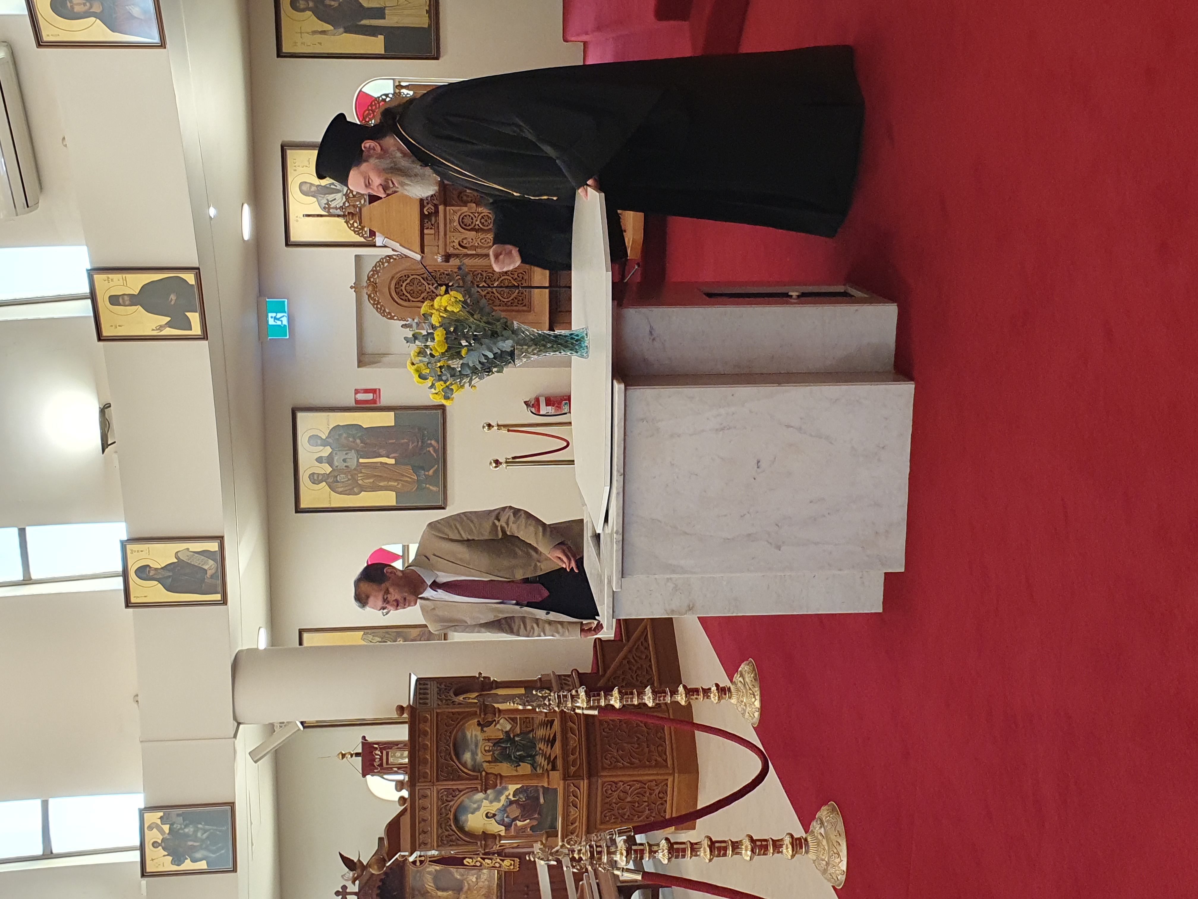 Ο Πρέσβης της Ελλάδος στην Αυστραλία επισκέφθηκε την έδρα της Αρχιεπισκοπικής Περιφέρειας Πέρθης