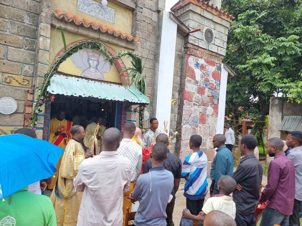 Πανηγύρισε ο ενορία της Αγίας Βαρβάρας στην Κινσάσα της Λ.Δ. Κονγκό