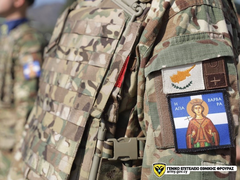 Κύπρος: Εορτασμός της Αγίας Βαρβάρας, Προστάτιδας του Πυροβολικού, στην Εθνική Φρουρά