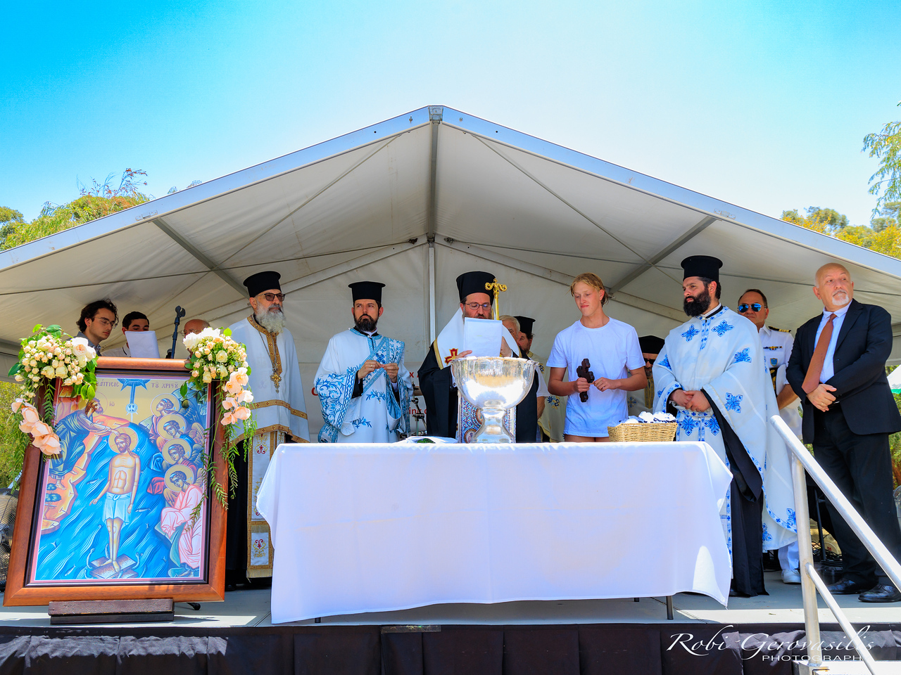 Εορτασμός των Θεοφανείων στο Matilda Bay στην Πέρθη