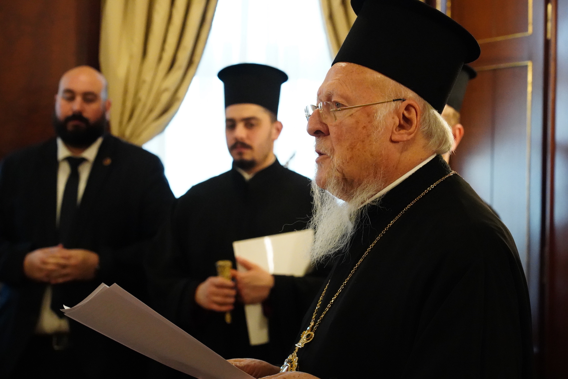Οικουμενικός Πατριάρχης: «Δεν εγκαταλείπομε τον αγώνα. Δεν υποστέλλομε την σημαίαν»