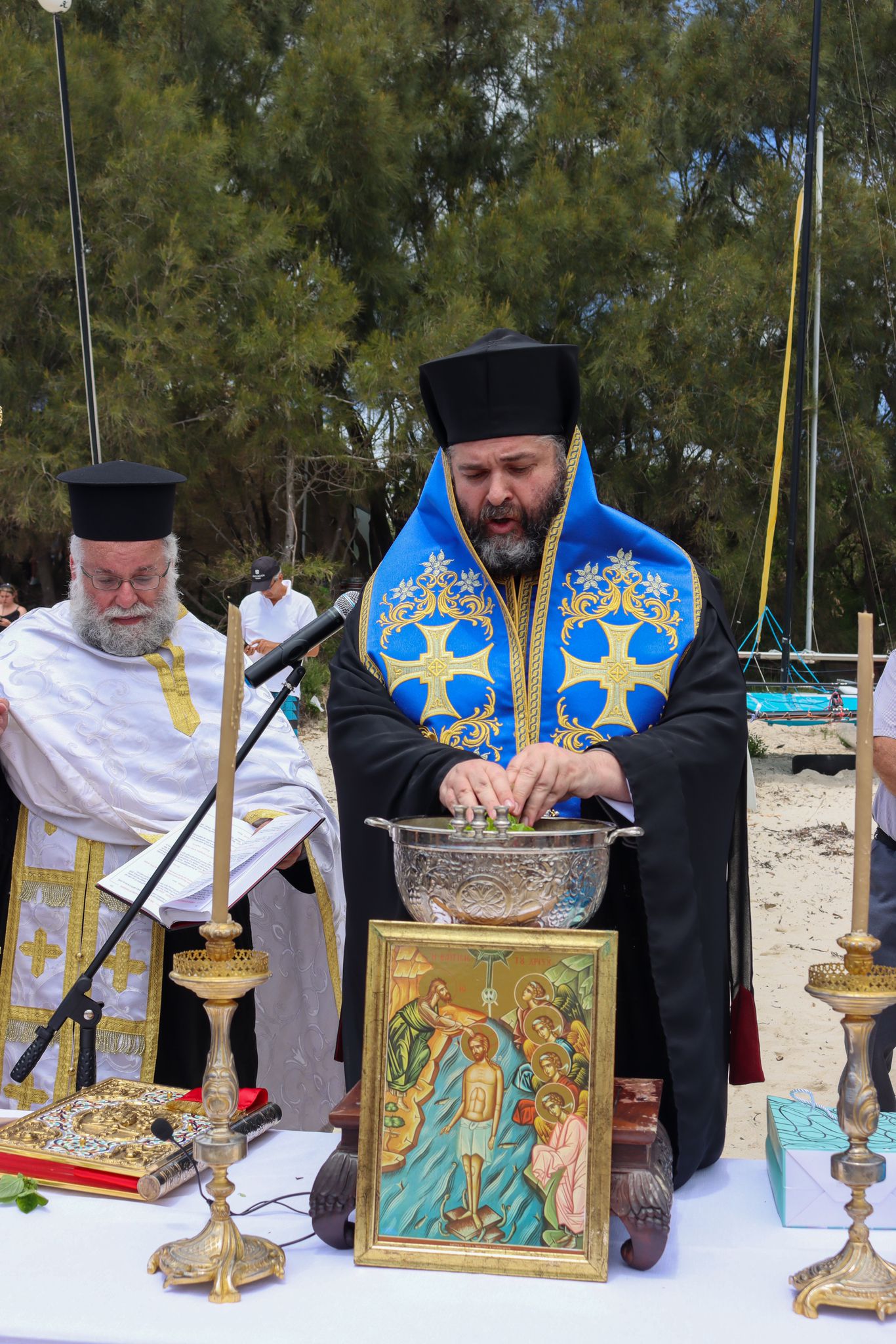 Ο εορτασμός των Θεοφανείων στον Άγιο Ιωάννη στο Jervis Bay