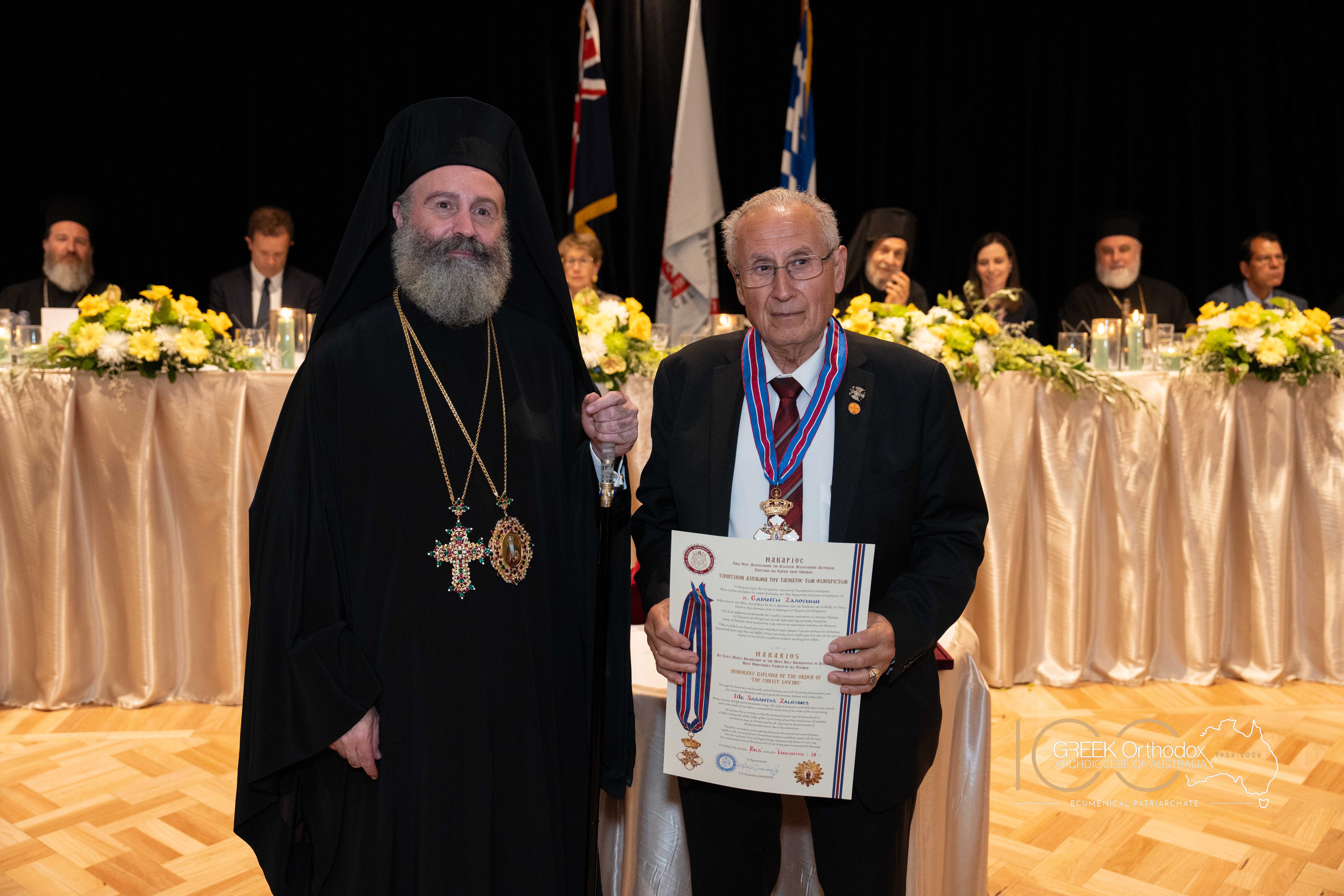Οι 61 τιμηθέντες από τον Αρχιεπίσκοπο Αυστραλίας με το παράσημο του Τάγματος των Φιλοχρίστων